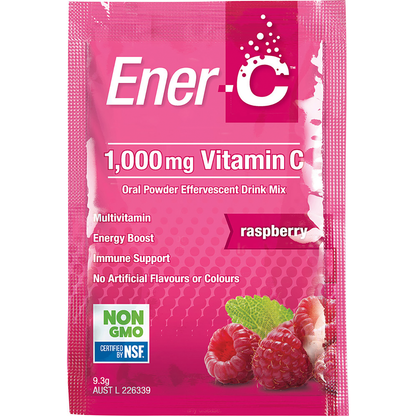 Ener-C 1000mg Vitamin C Drink Mix Raspberry Sachets