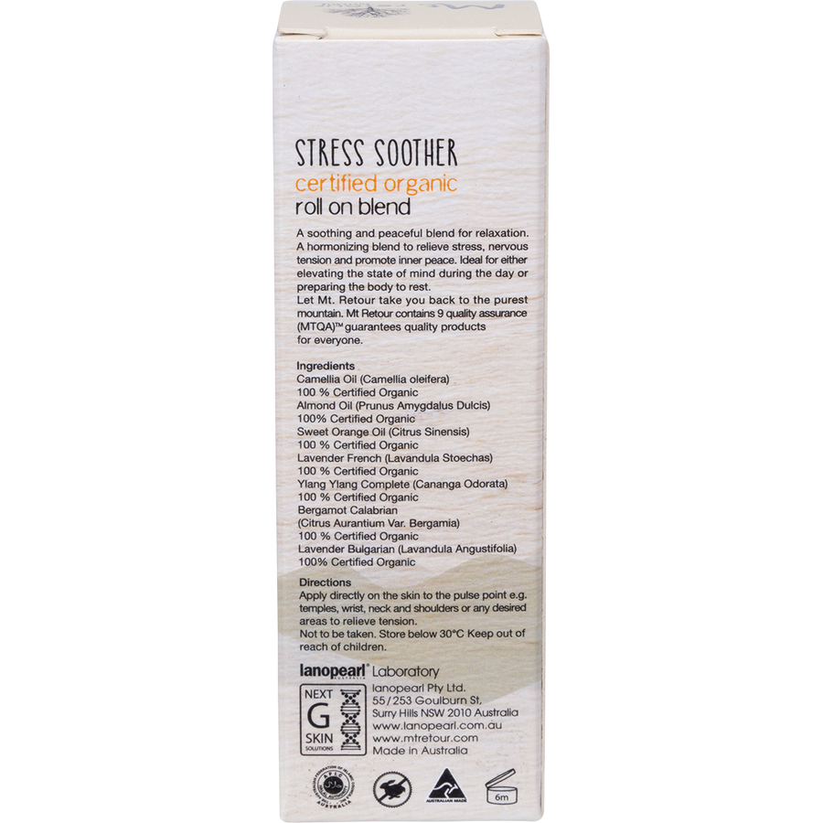 Essential Oil 100% Stress Soother Blend Roll-On
