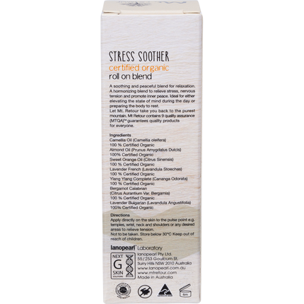 Essential Oil 100% Stress Soother Blend Roll-On