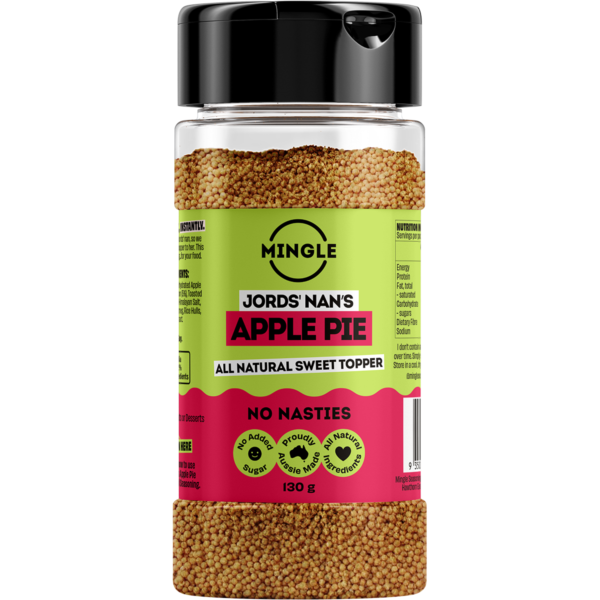 Jord's Nan's Apple Pie All Natural Sweet Topper