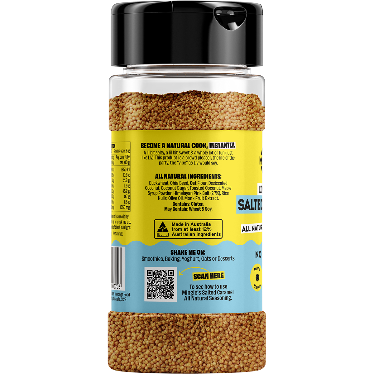 Liv's Fave Salted Caramel All Natural Sweet Topper