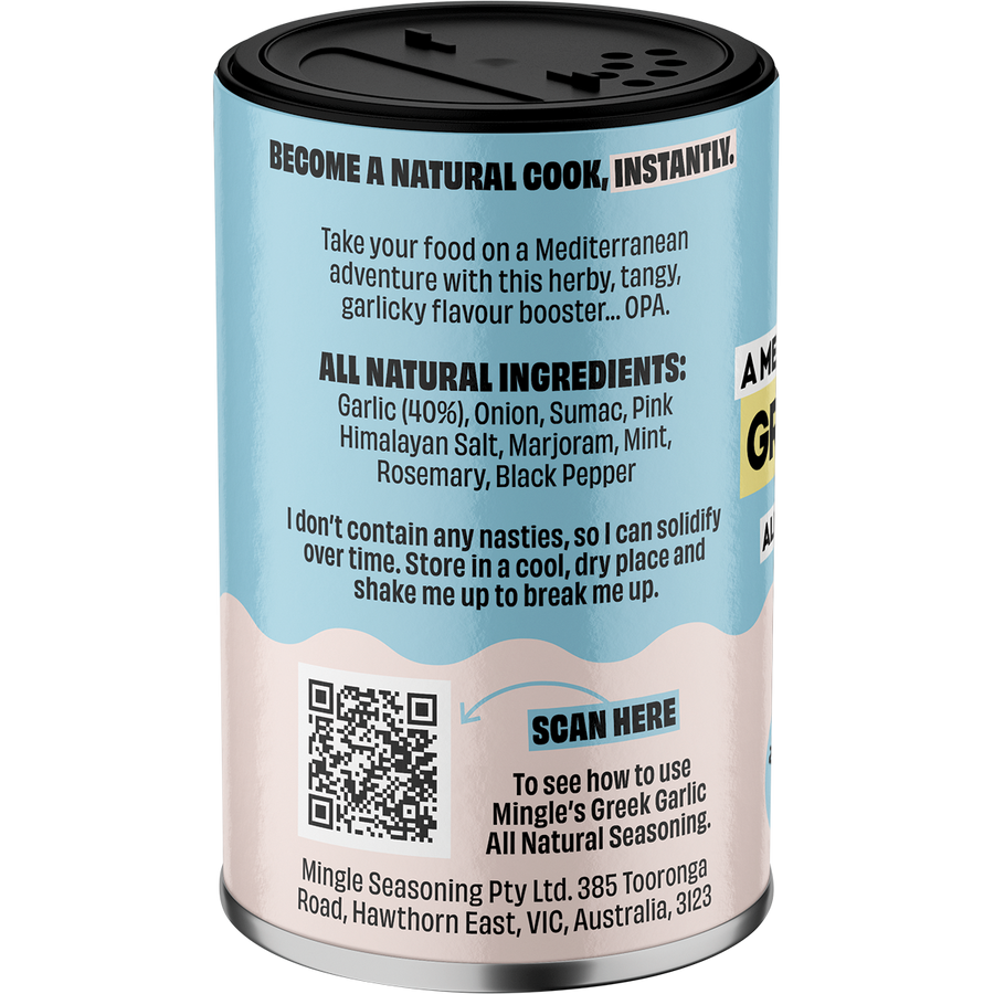 Mingle Greek Garlic All Natural Seasoning