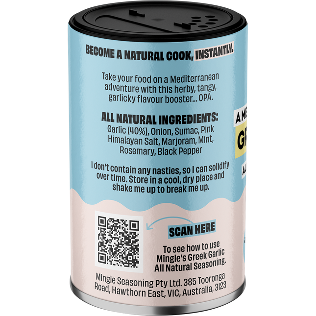 Mingle Greek Garlic All Natural Seasoning
