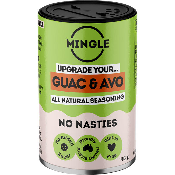Mingle Guac & Avo All Natural Seasoning, front of pack