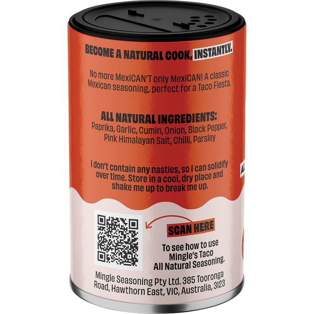 Mingle Mexican Fiesta Taco All Natural Seasoning