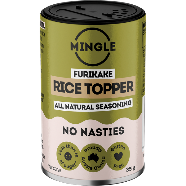 Mingle Furikake Rice Topper All Natural Seasoning, front of pack