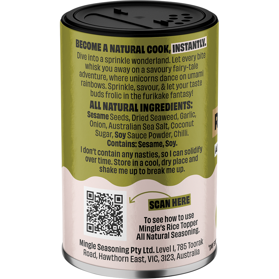 Mingle Furikake Rice Topper All Natural Seasoning