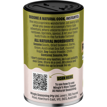 Mingle Furikake Rice Topper All Natural Seasoning