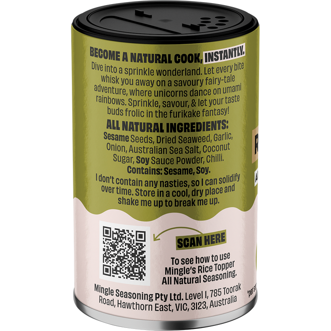 Mingle Furikake Rice Topper All Natural Seasoning