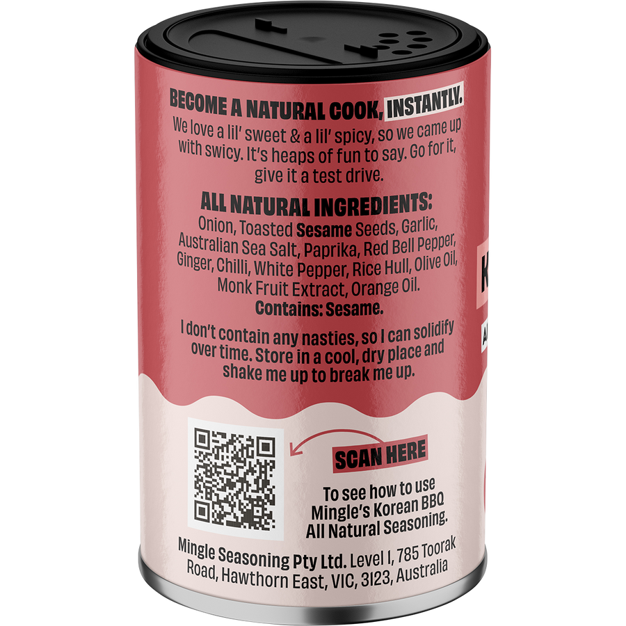 Mingle Korean BBQ All Natural Seasoning
