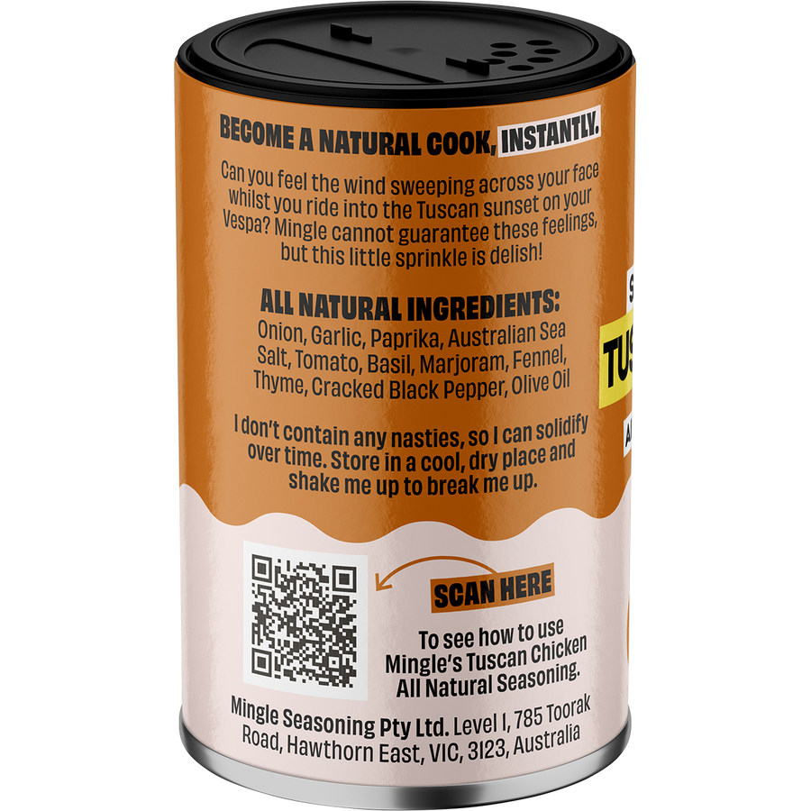 Mingle Tuscan Chicken All Natural Seasoning