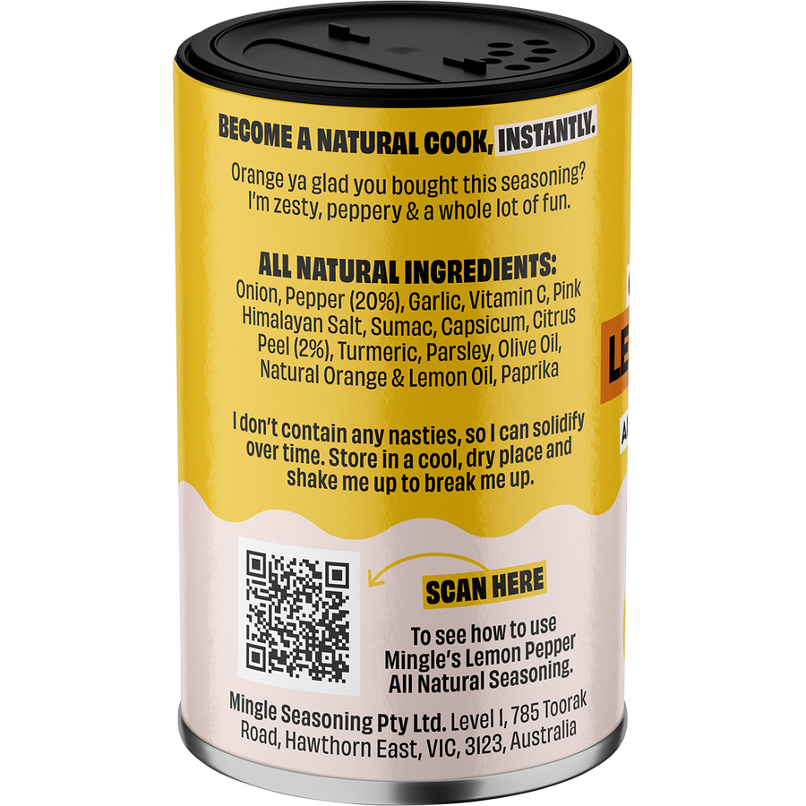 Mingle Lemon Pepper All Natural Seasoning