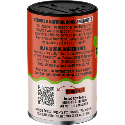 Mingle Chilli & Lime All Natural Seasoning