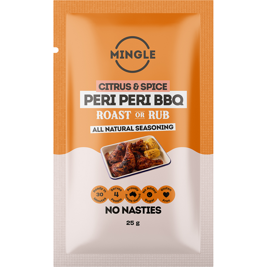Mingle Peri Peri BBQ Roast Or Rub All Natural Seasoning