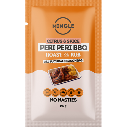 Mingle Peri Peri BBQ Roast Or Rub All Natural Seasoning