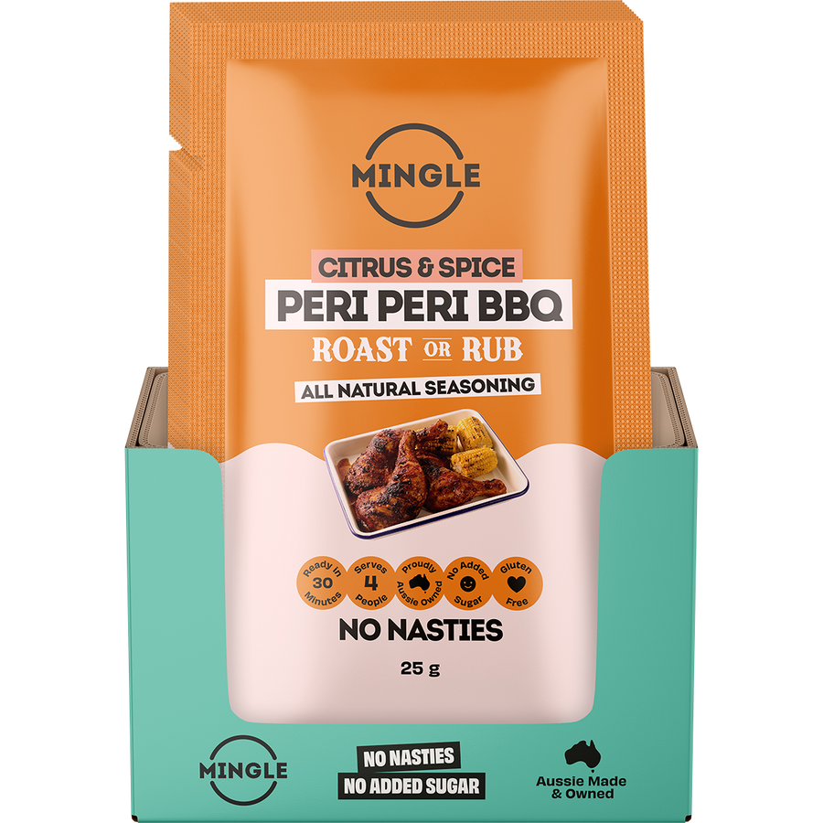 Mingle Peri Peri BBQ Roast Or Rub All Natural Seasoning