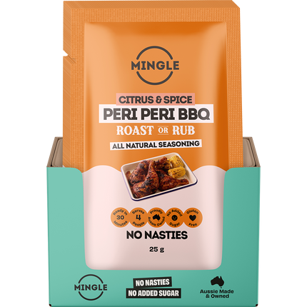 Mingle Peri Peri BBQ Roast Or Rub All Natural Seasoning