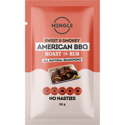 Mingle American BBQ Roast Or Rub All Natural Seasoning