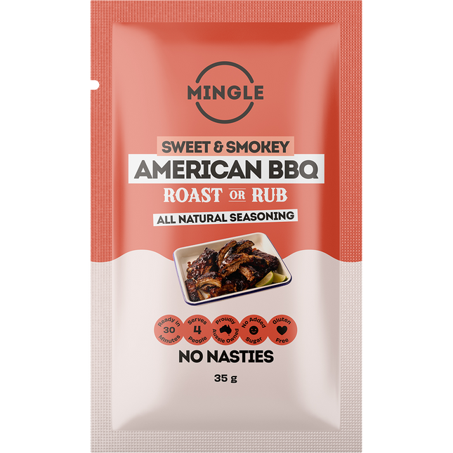 Mingle American BBQ Roast Or Rub All Natural Seasoning