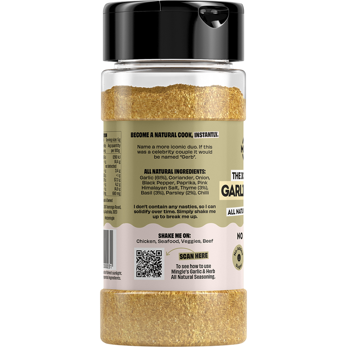 Garlic & Herb All Natural Seasoning