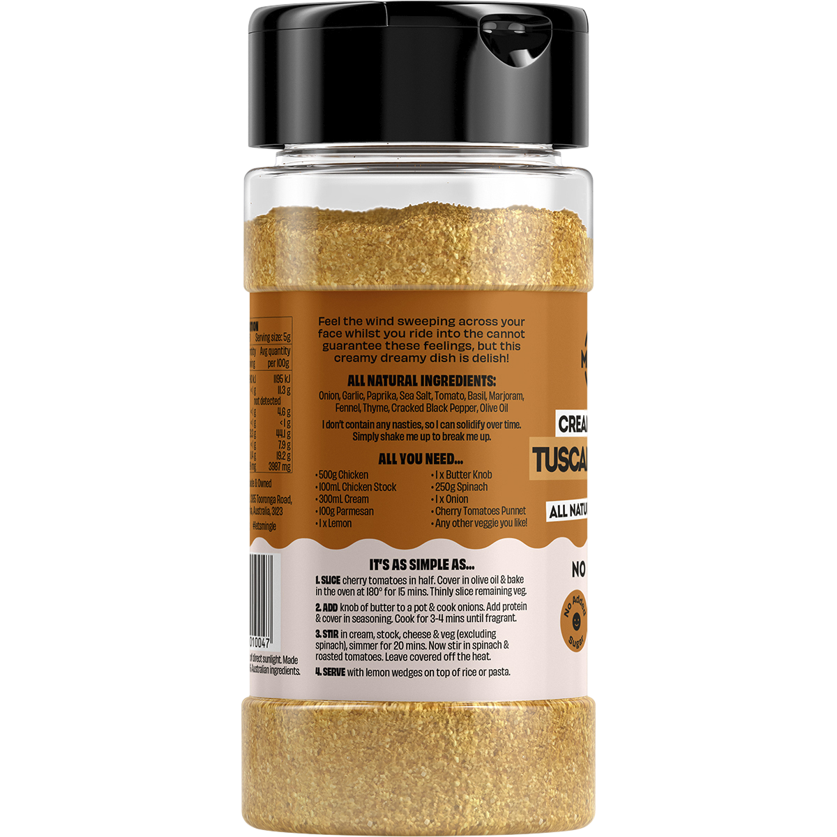 Tuscan Chicken All Natural Seasoning