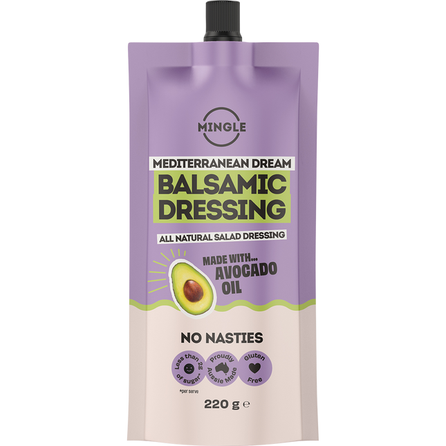 Balsamic All Natural Salad Dressing - Front View
