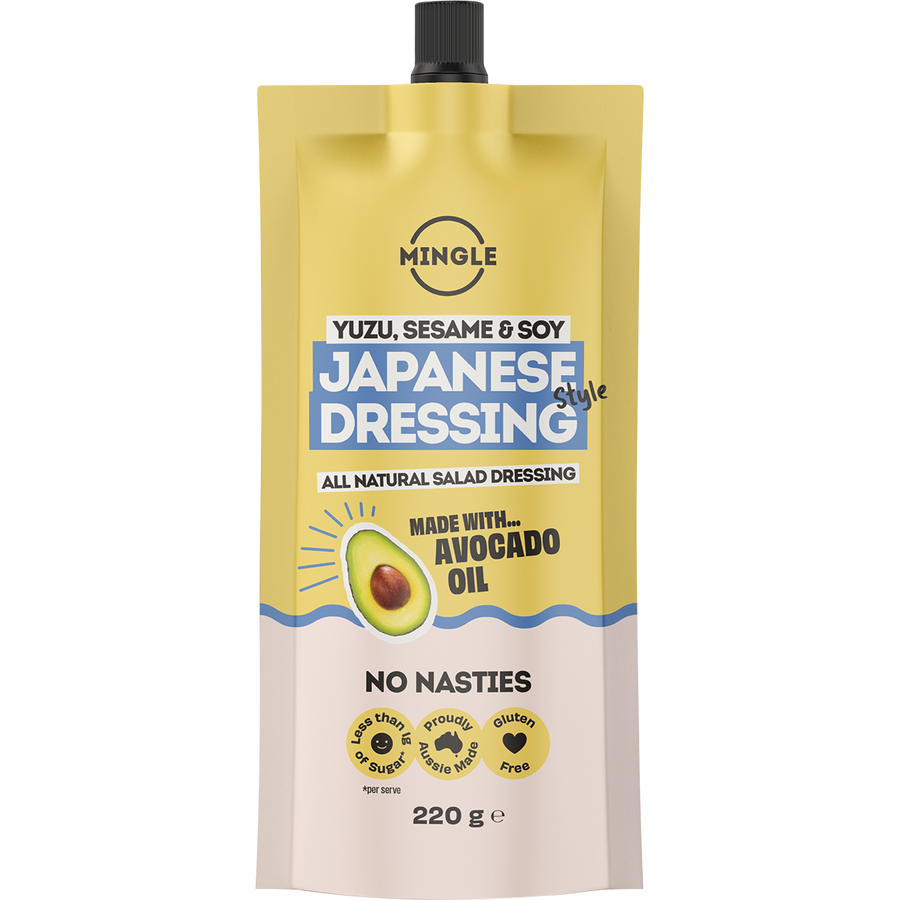 Japanese Style All Natural Salad Dressing - Front View