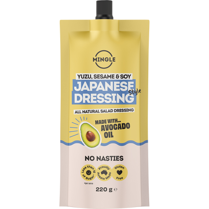 Japanese Style All Natural Salad Dressing - Front View