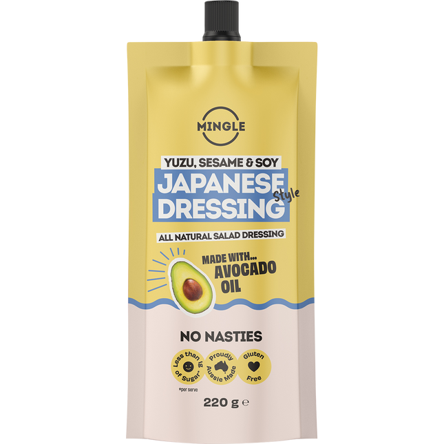 Japanese Style All Natural Salad Dressing - Front View