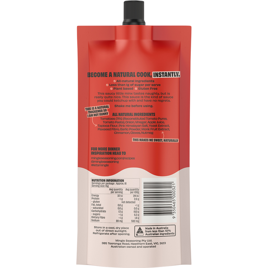 Mingle Tomato All Natural Sauce