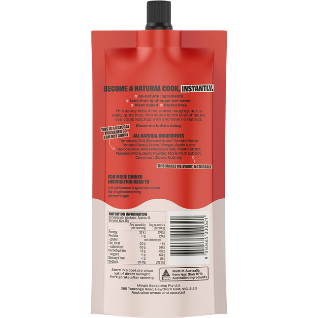 Mingle Tomato All Natural Sauce