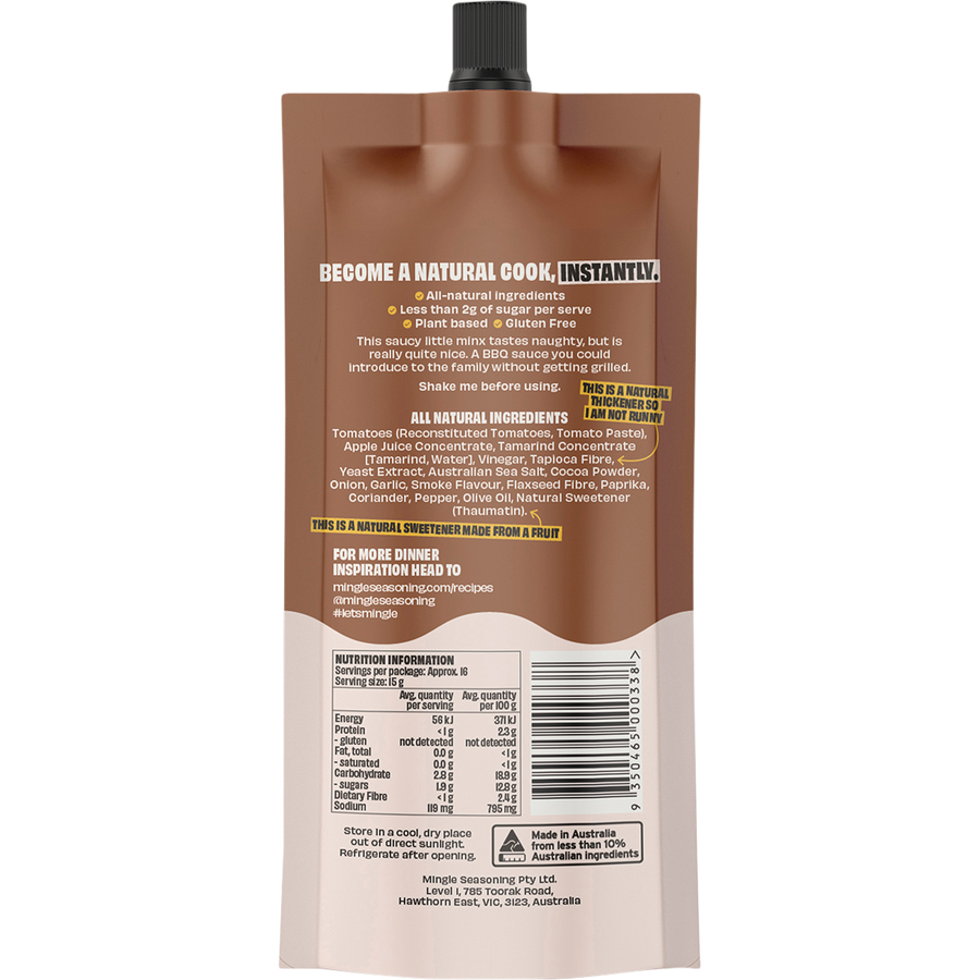 Mingle BBQ All Natural Sauce