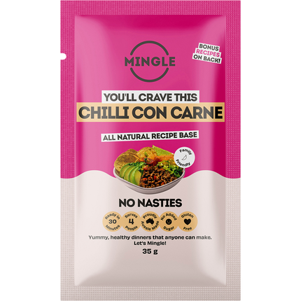 Mingle Chilli Con Carne All Natural Recipe Base