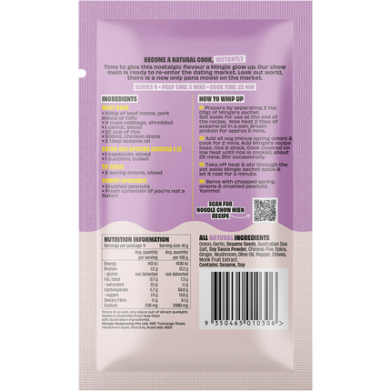 Mingle Chow Mein All Natural Recipe Base