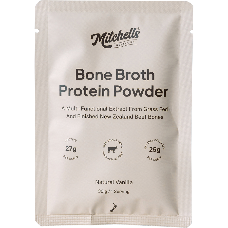 Mitchells Nutrition Bone Broth Protein Powder Vanilla