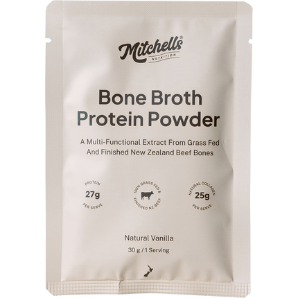 Mitchells Nutrition Bone Broth Protein Powder Vanilla