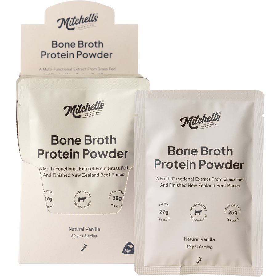 Mitchells Nutrition Bone Broth Protein Powder Vanilla