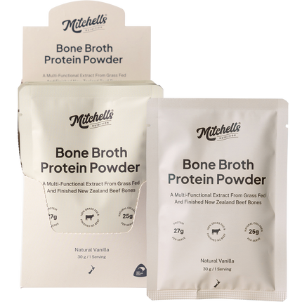 Mitchells Nutrition Bone Broth Protein Powder Vanilla