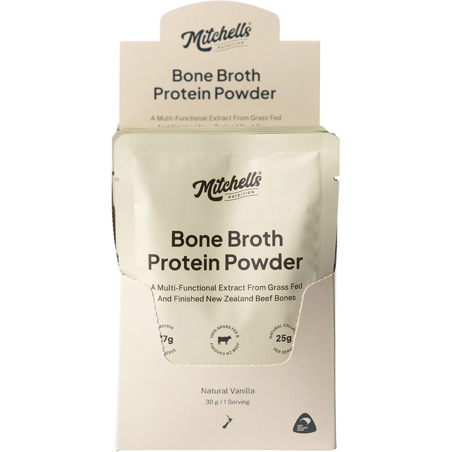 Mitchells Nutrition Bone Broth Protein Powder Vanilla