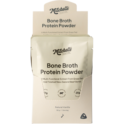 Mitchells Nutrition Bone Broth Protein Powder Vanilla