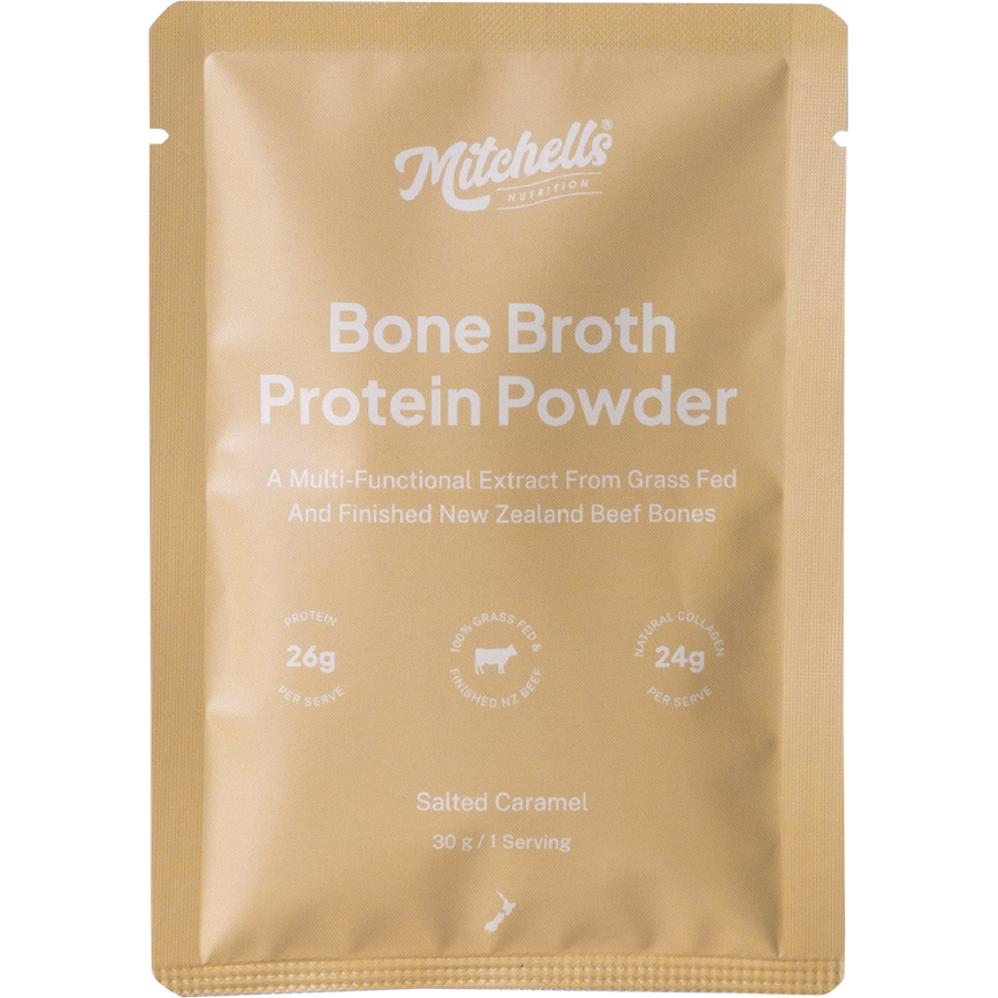 Mitchells Nutrition Bone Broth Protein Powder Salted Caramel
