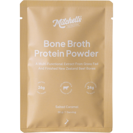 Mitchells Nutrition Bone Broth Protein Powder Salted Caramel
