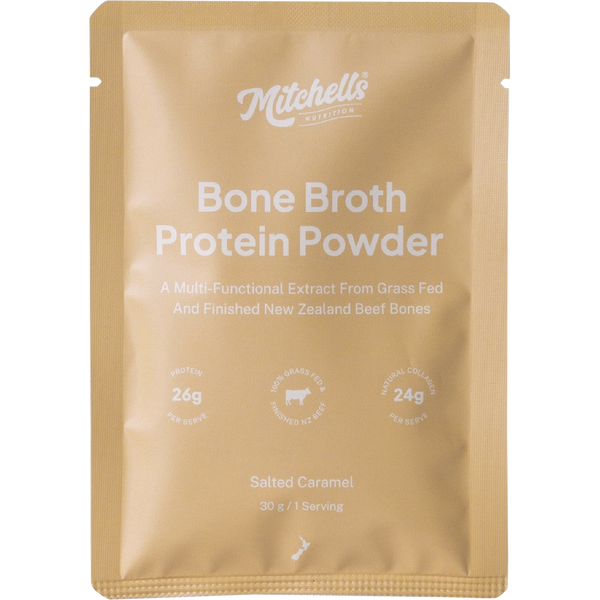 Mitchells Nutrition Bone Broth Protein Powder Salted Caramel