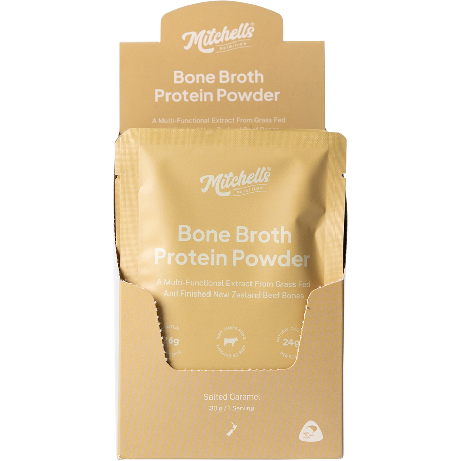 Mitchells Nutrition Bone Broth Protein Powder Salted Caramel