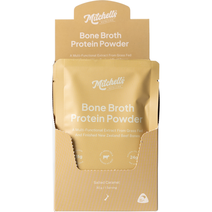 Mitchells Nutrition Bone Broth Protein Powder Salted Caramel