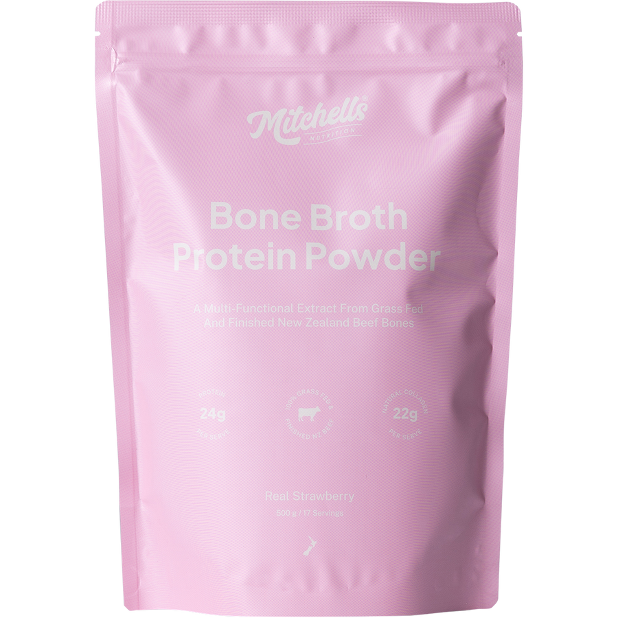 Bone Broth Protein Powder Real Strawberry