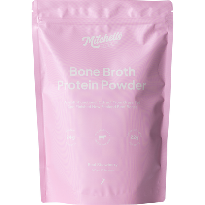 Bone Broth Protein Powder Real Strawberry
