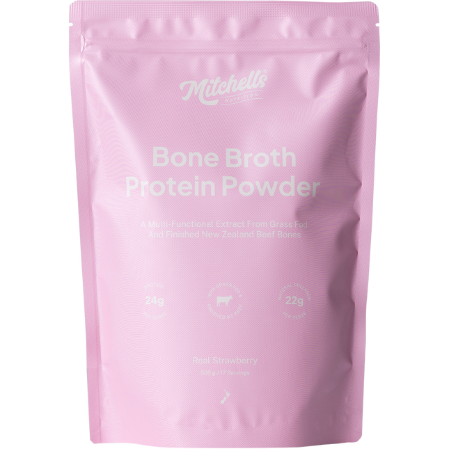 Bone Broth Protein Powder Real Strawberry
