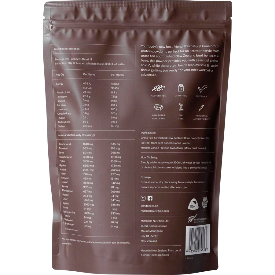 Bone Broth Protein Powder Chocolate