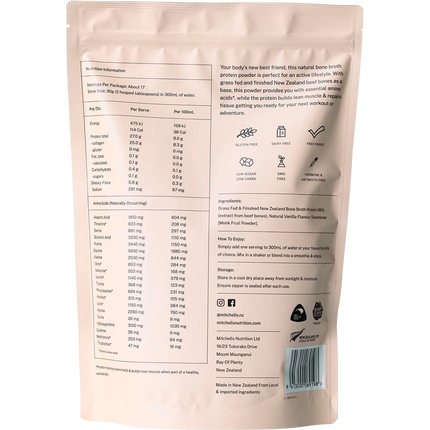 Bone Broth Protein Powder Vanilla